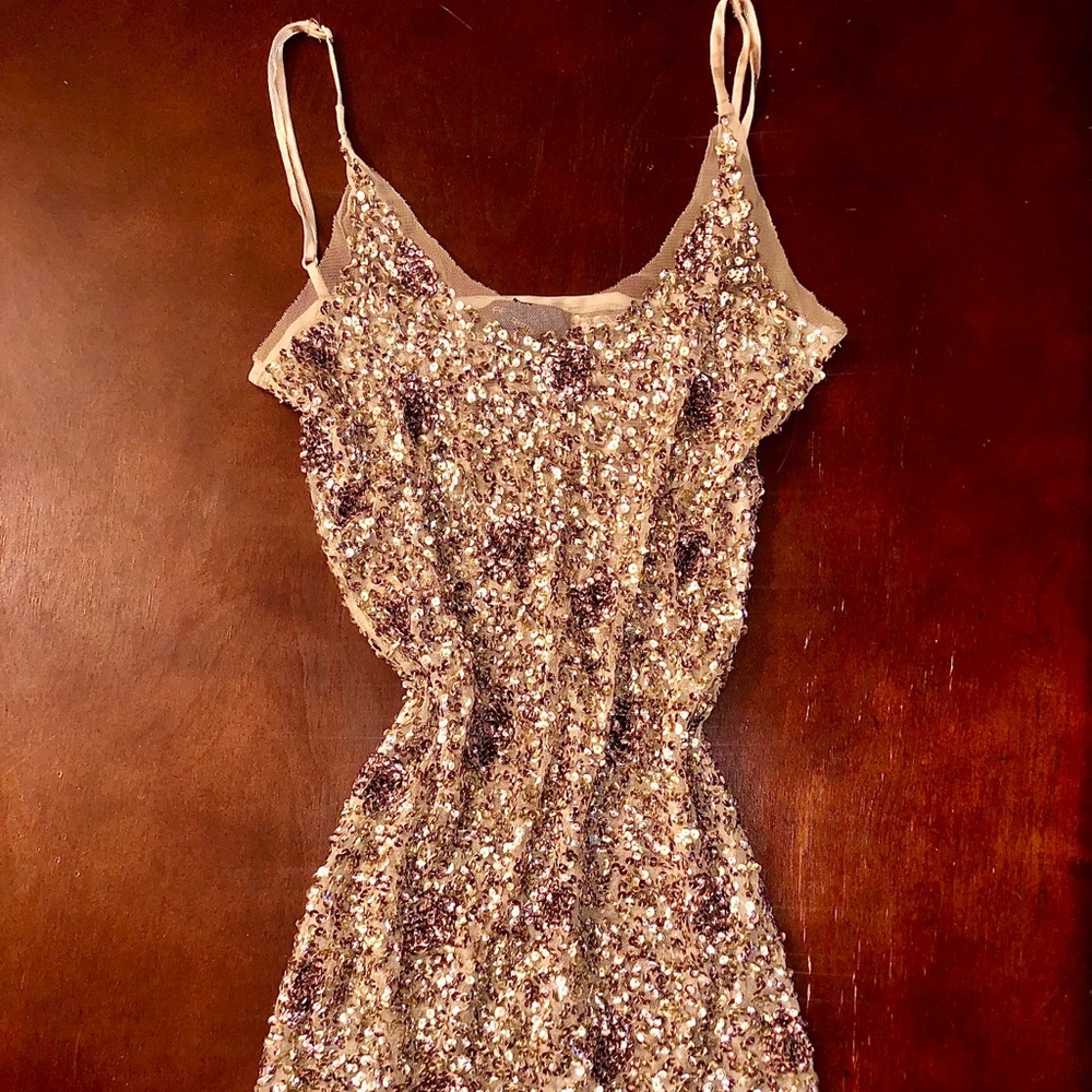 Gold Sequence dress